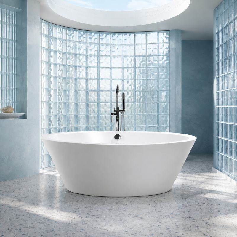 Oval Acrylic Freestanding Bathtub AJ6827