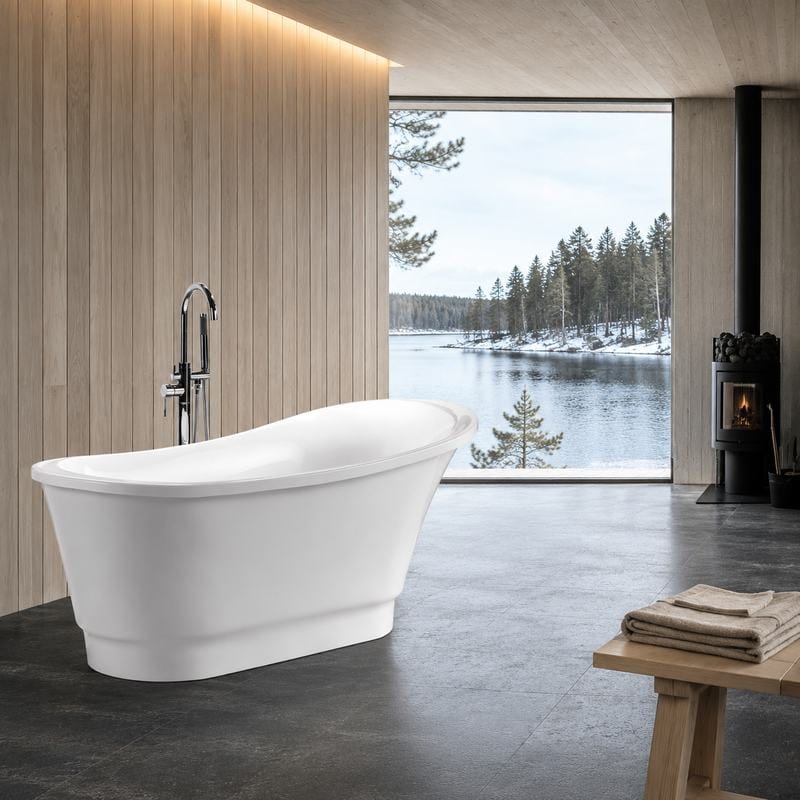 Pedestal Acrylic Freestanding Bathtub AJ6803