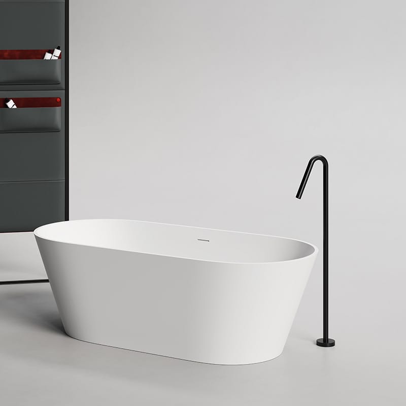 Oval Artificial Stone Freestanding Bathtub BW-1007